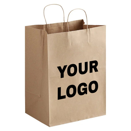 Custom Kraft Paper Bag With Handles