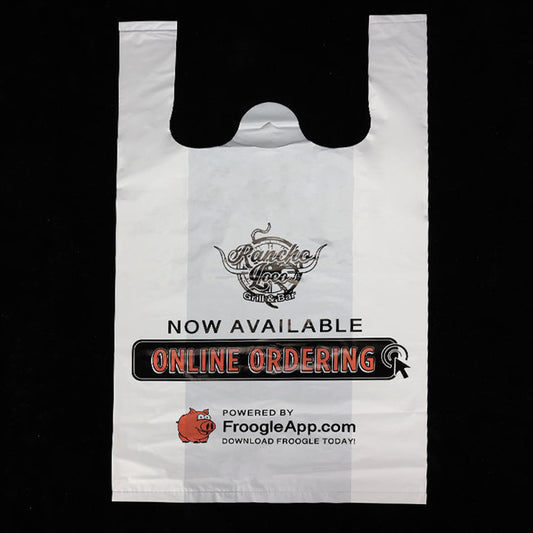 Custom 1/6 T-Shirt Plastic Bag